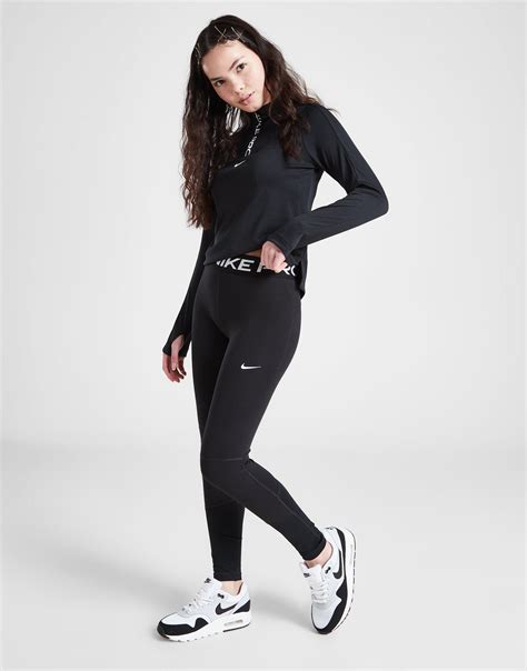 nike tights schwarz mit ausbrennungen|Schwarze Leggings & Tights .